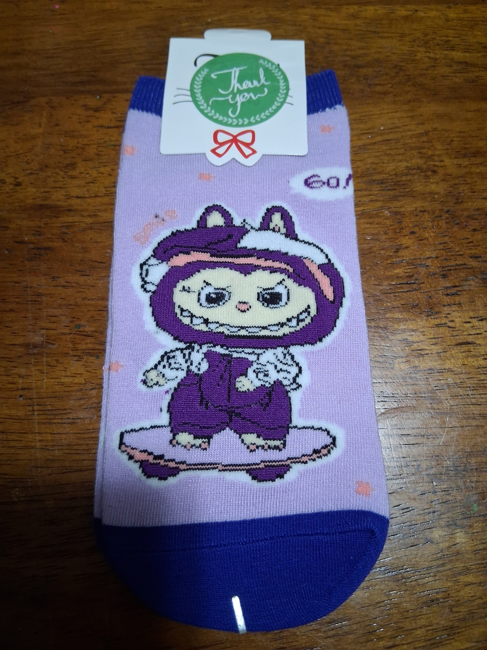 Purple Character Socks